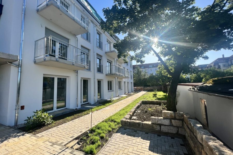 Terrasse im Sonnenschein